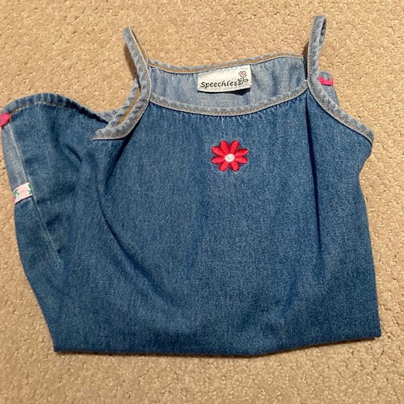 Vintage  Mirrored Floral Embroidered Denim… - Picture 11 of 16